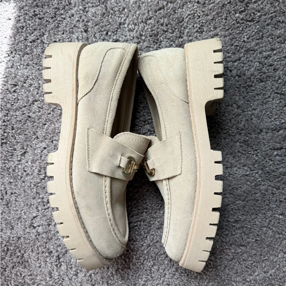Steve Madden Lando Loafers Tan Suede size 11 - Picture 7 of 12